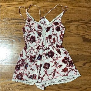 White and red for a romper